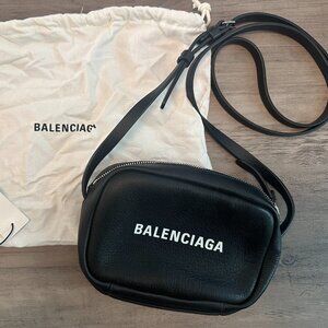 Balenciaga Everyday XS Crossbody Bag Black/White | Excellent Condition